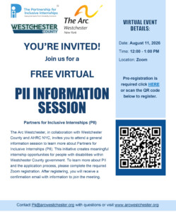 PII info session flyer